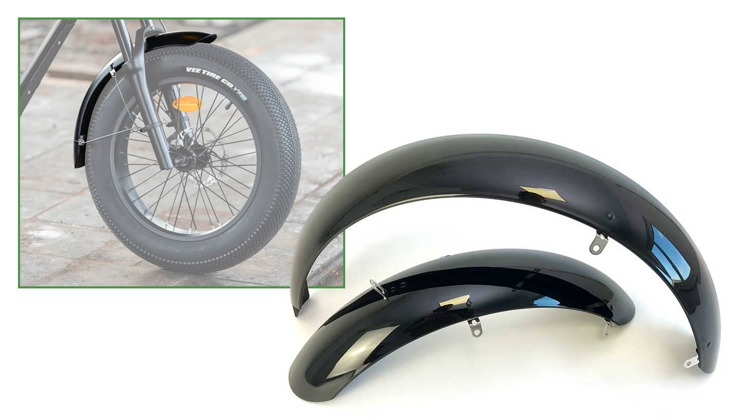 Garde-boue avant et arrière pour fatbike R de Bikle