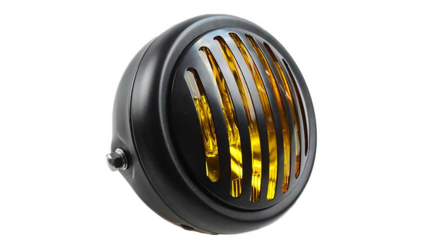 phare avec optique jaune