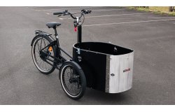 NIHOLA CARGO Open G2 pédalier avec porte-bagage arrière (en option)
