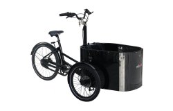 Le triporteur NIHOLA Cargo Family musculaire avec son nouveau cadre G2