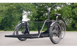 Le triporteur NIHOLA MAXX assistance pédalier avec son nouveau cadre G2