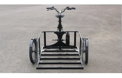 Le triporteur NIHOLA MAXX assistance pédalier avec son nouveau cadre G2