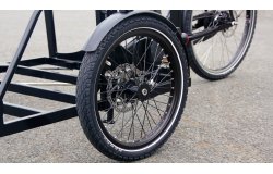 Le triporteur NIHOLA MAXX assistance pédalier avec son nouveau cadre G2