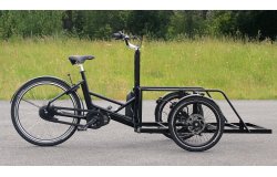 Le triporteur NIHOLA MAXX assistance pédalier avec son nouveau cadre G2