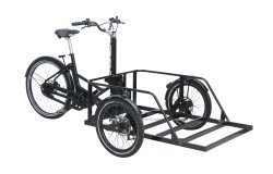 Le triporteur NIHOLA MAXX assistance pédalier avec son nouveau cadre G2