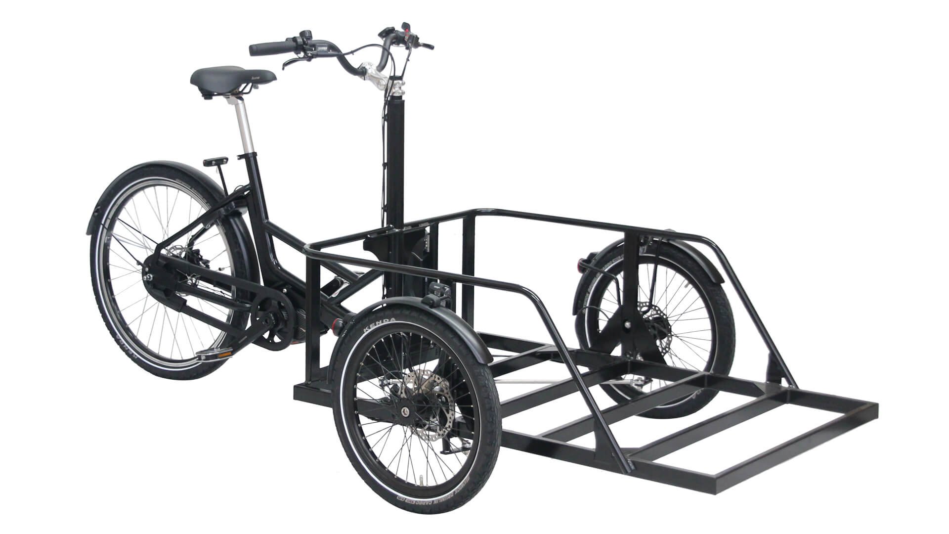 Le triporteur NIHOLA MAXX assistance pédalier avec son nouveau cadre G2