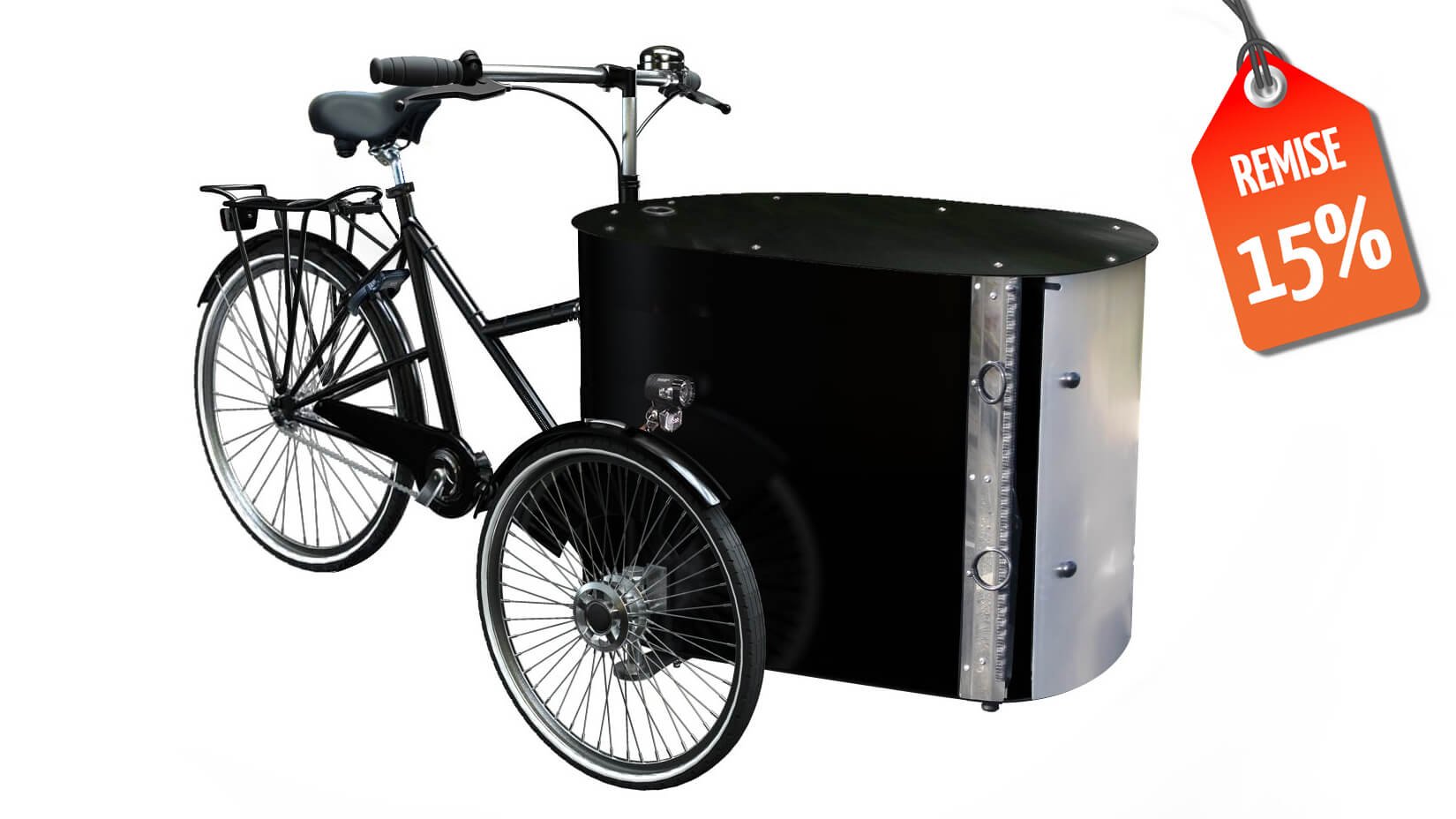 15% de remise immédiate sur ce modèle de triporteur sans assistance électrique