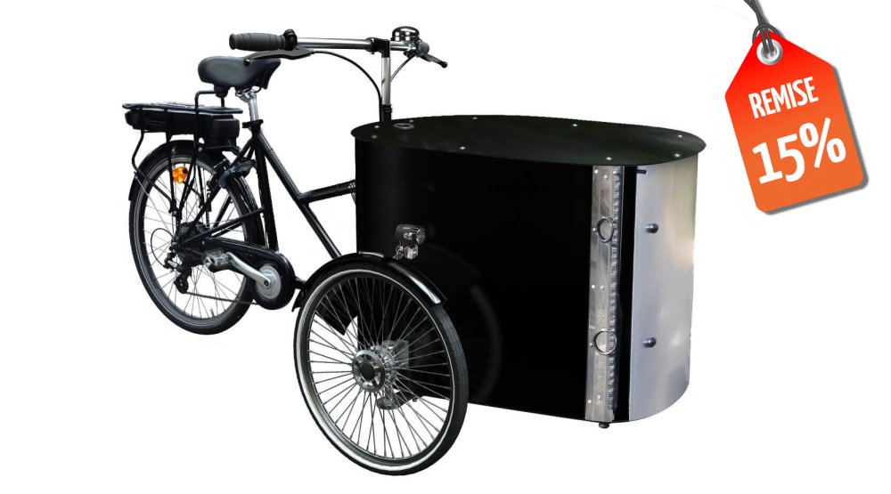 15% de remise immédiate sur ce modèle de triporteur pro avec assistance électrique