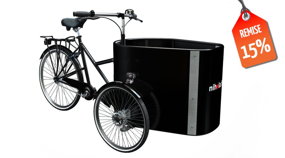 15% de remise immédiate sur ce modèle de triporteur pro sans assistance électrique