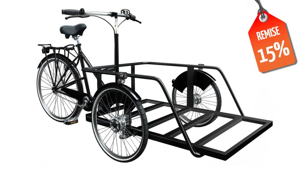 15% de remise immédiate sur ce modèle de triporteur pro sans assistance électrique