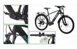 Vélo de trekking électrique E-Cross