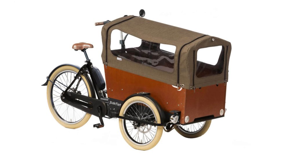 Triporteur Bakfiets.nl électrique SHIMANO E-BIKE SYSTEMS