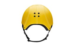 Casque coloris Bouton d'or vu de derrière