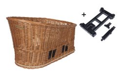 Panier de vélo arrière pour chien, sans grille (50 cm)