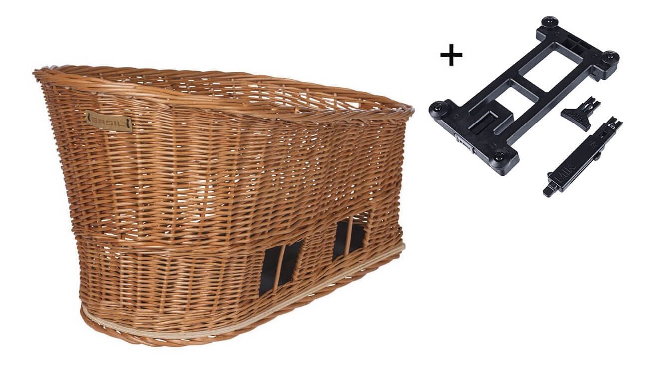 Panier de vélo arrière pour chien, sans grille (50 cm)