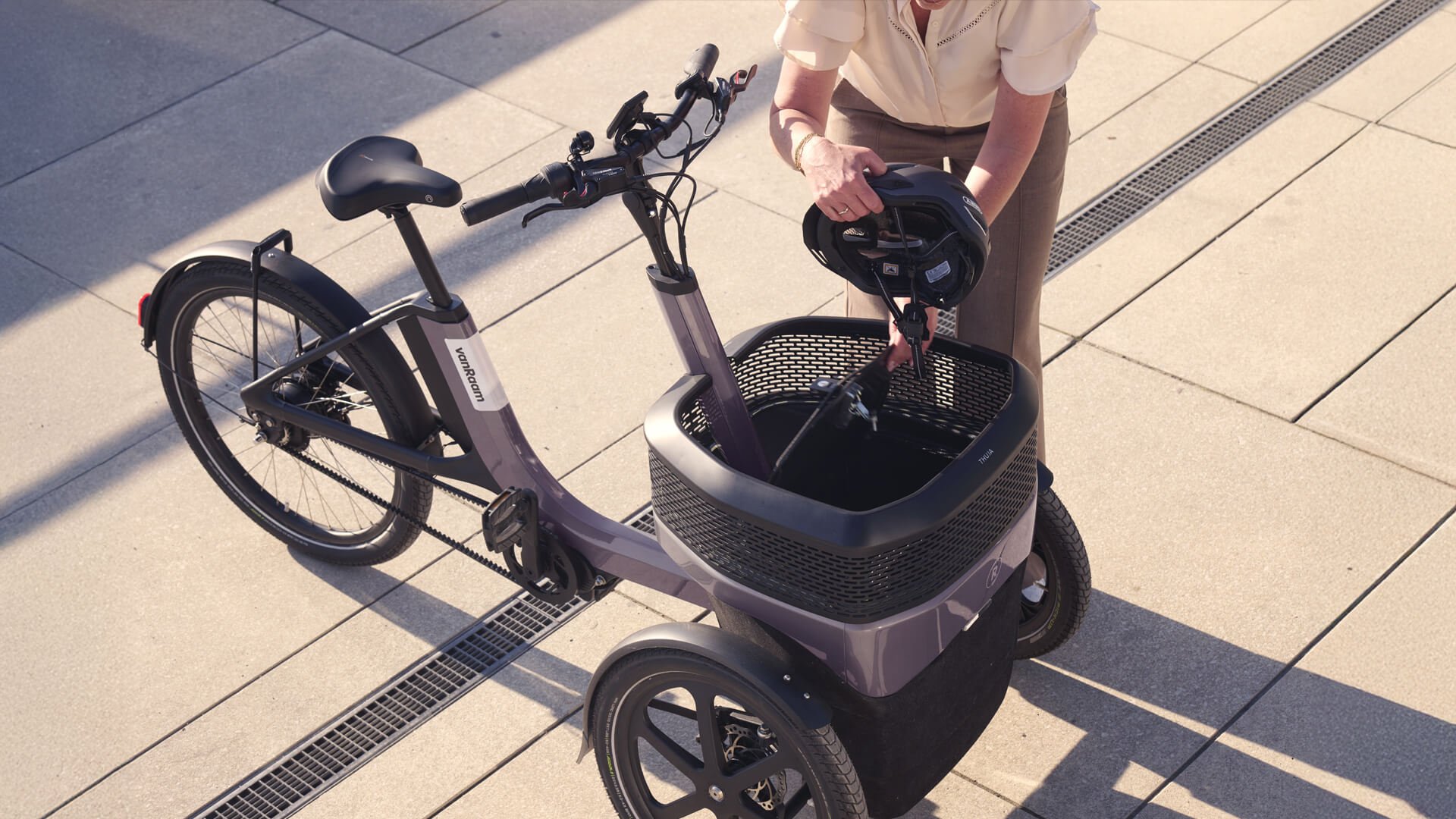 Le coffre avant peut être verrouillé pour protéger vos précieuses affaires