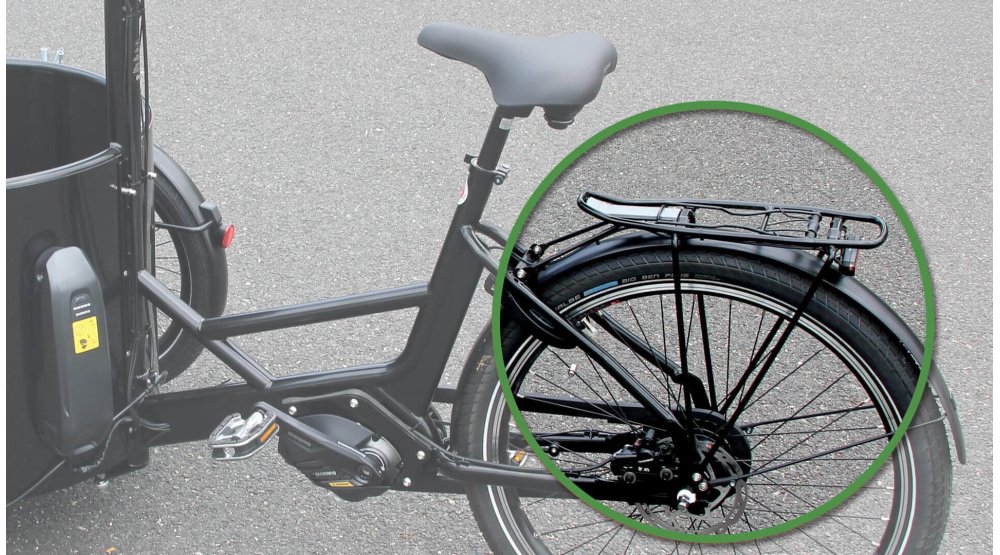 Porte-bagage arrière pour triporteur NIHOLA