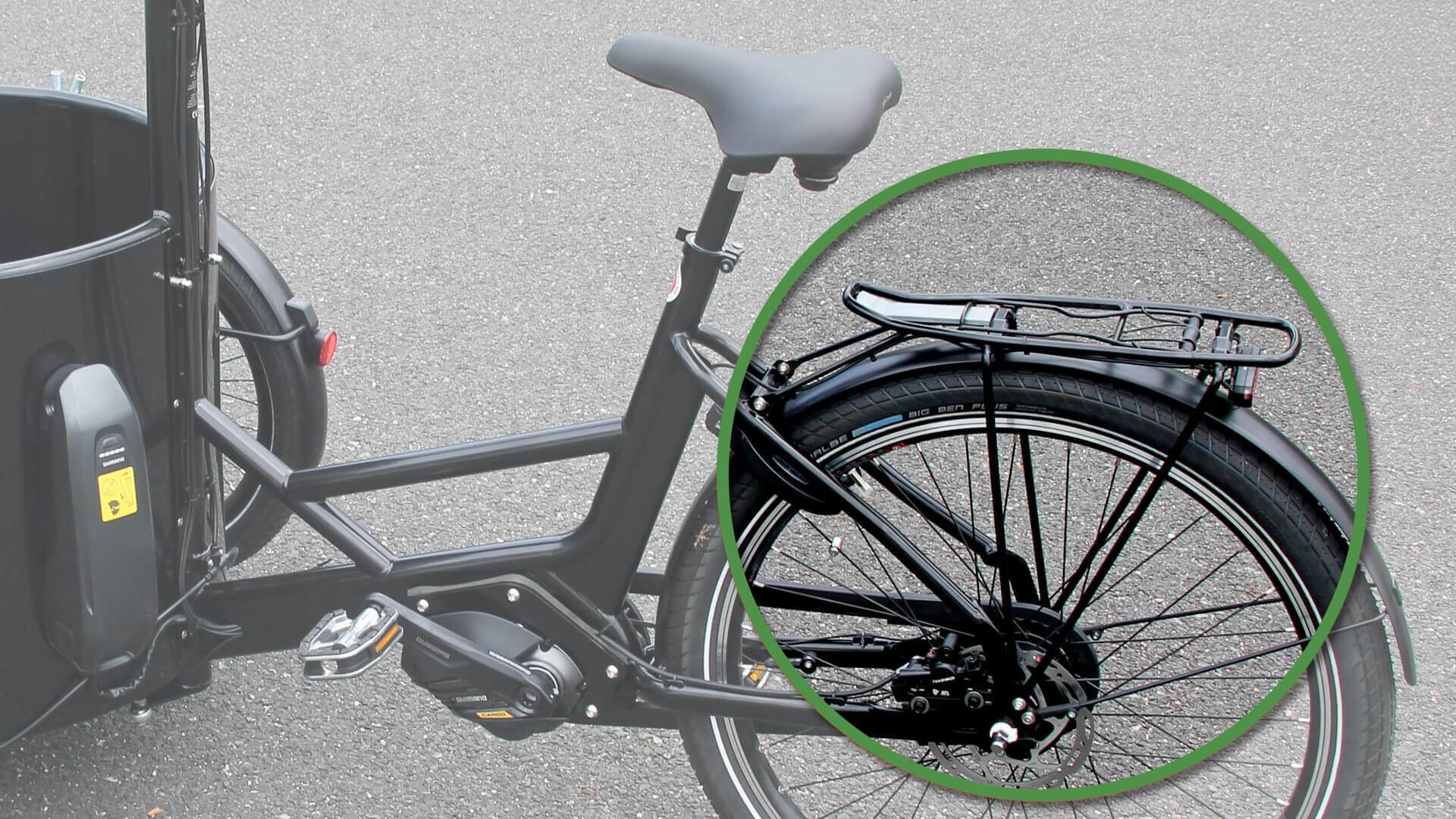 Porte-bagage arrière pour triporteur NIHOLA