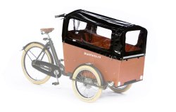 Protection pluie en PVC noir pour triporteur Bakfiets et Amsterdam Air