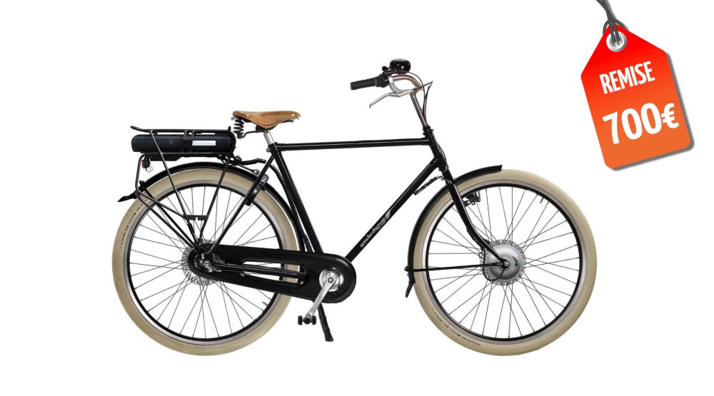 Vélo électrique Opa Premium personnalisé - Assistance roue avant V-Fiets