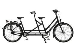 Tandem pliant 28" avec cadre noir mat