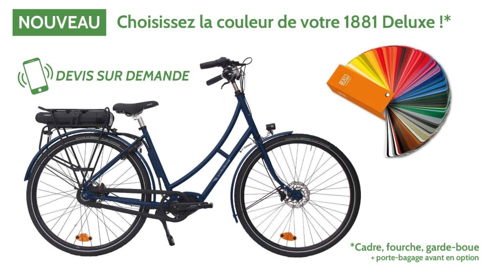 Nouveau : des dizaines de couleurs de cadre aux choix dans le nuancier RAL ! 