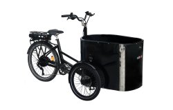 Le triporteur NIHOLA CARGO XL Pro avec assistance roue arrière Bafang