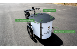 Béquille, comptoir, support parasol, tous sont équipés de cette manière 