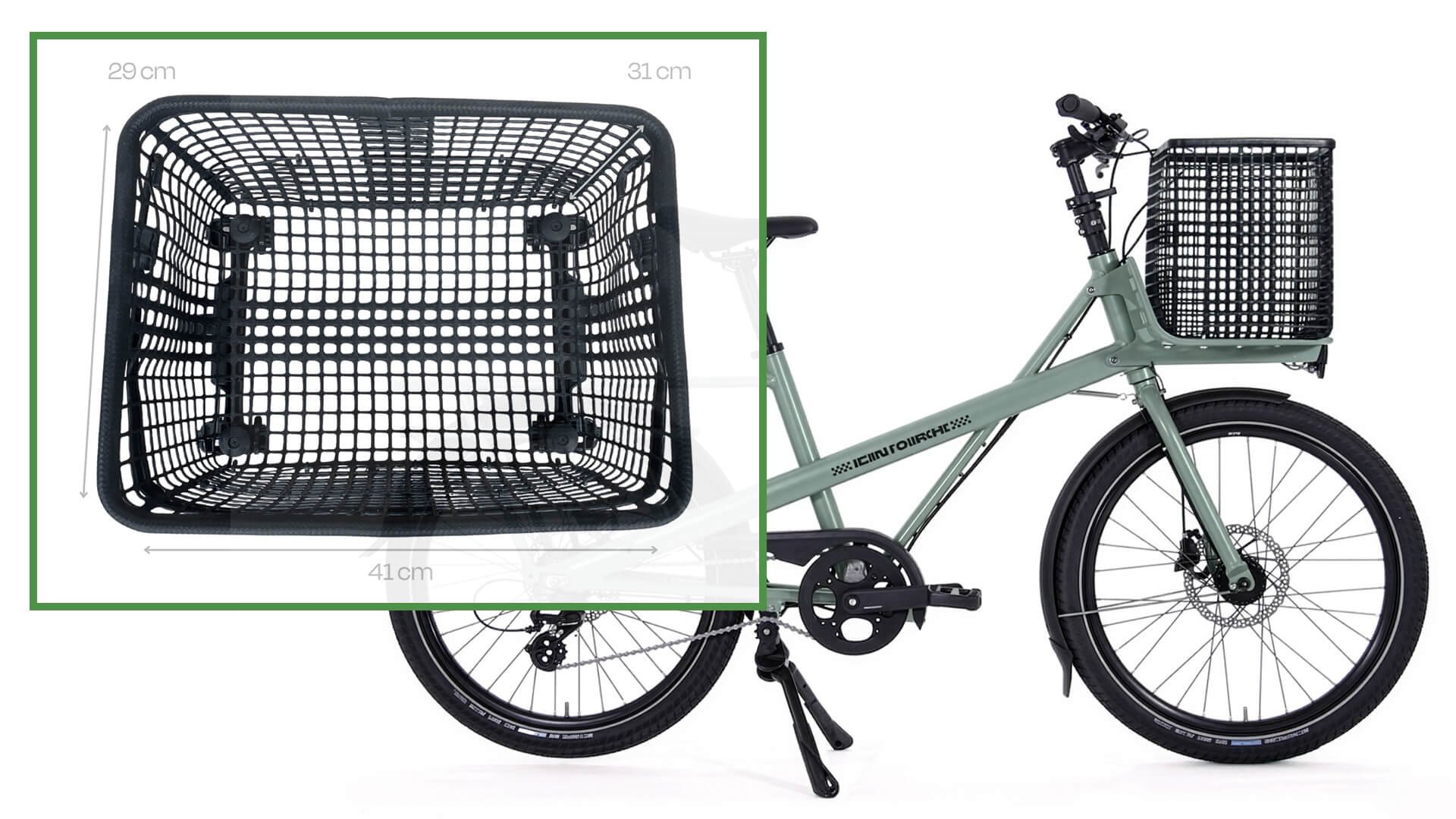 Vélo Jean II avec grand panier