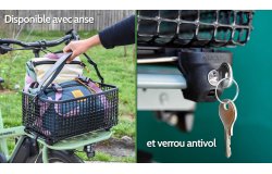 Anse et verrou antivol en option