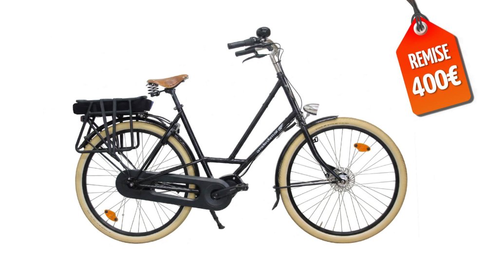 Vélo électrique City Zen - Assistance pédalier Shimano (Modèle personnalisé)