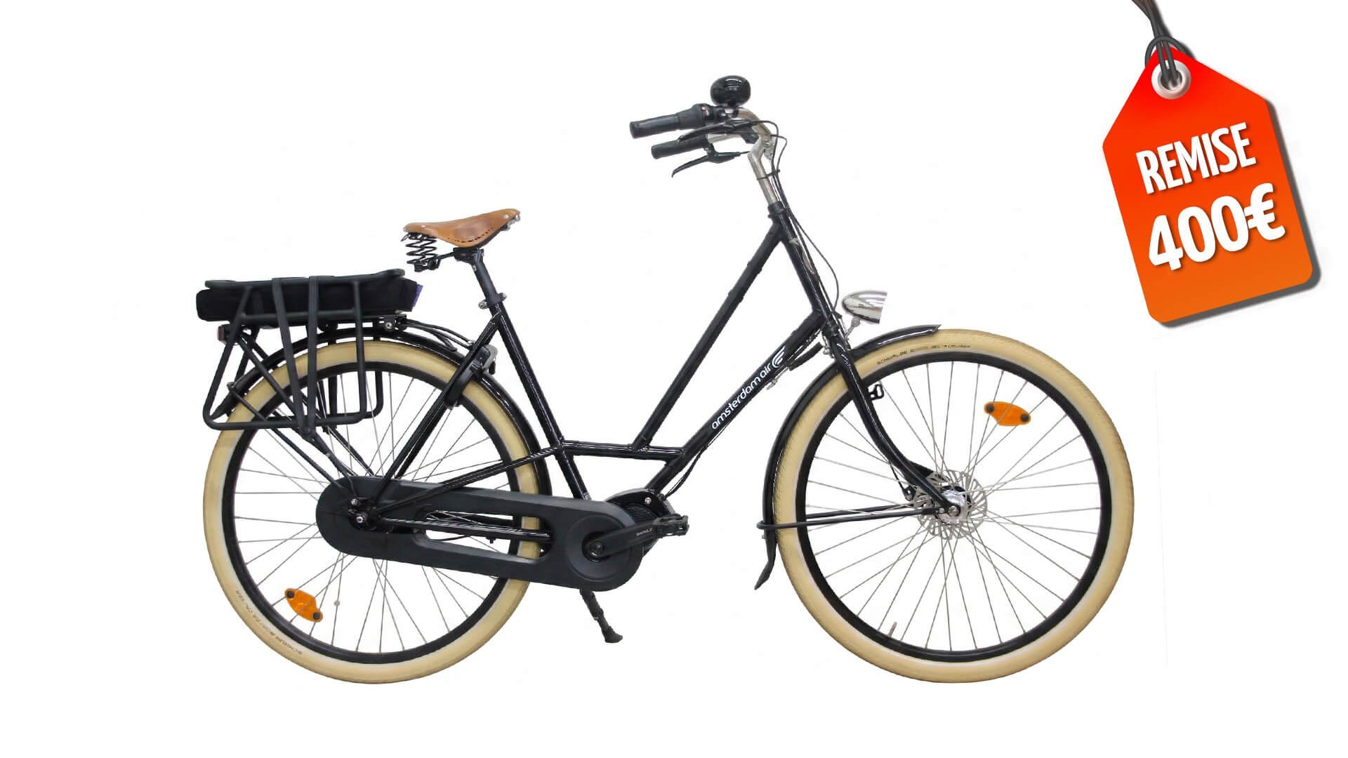 Vélo électrique City Zen - Assistance pédalier Shimano (Modèle personnalisé)