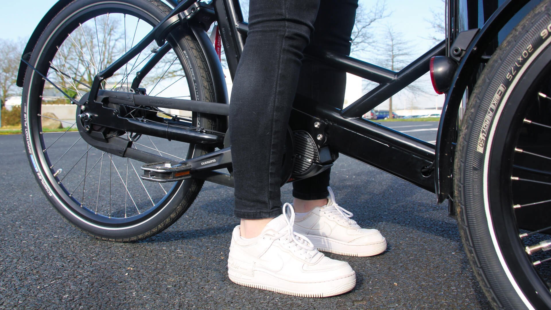 Le nouveau cadre NIHOLA facile à enjamber (55 cm au-dessus du sol à son point le plus haut)