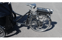 Triporteur NIHOLA CARGO Family G1 Bafang avec tente de pluie (Modèle de démonstration)