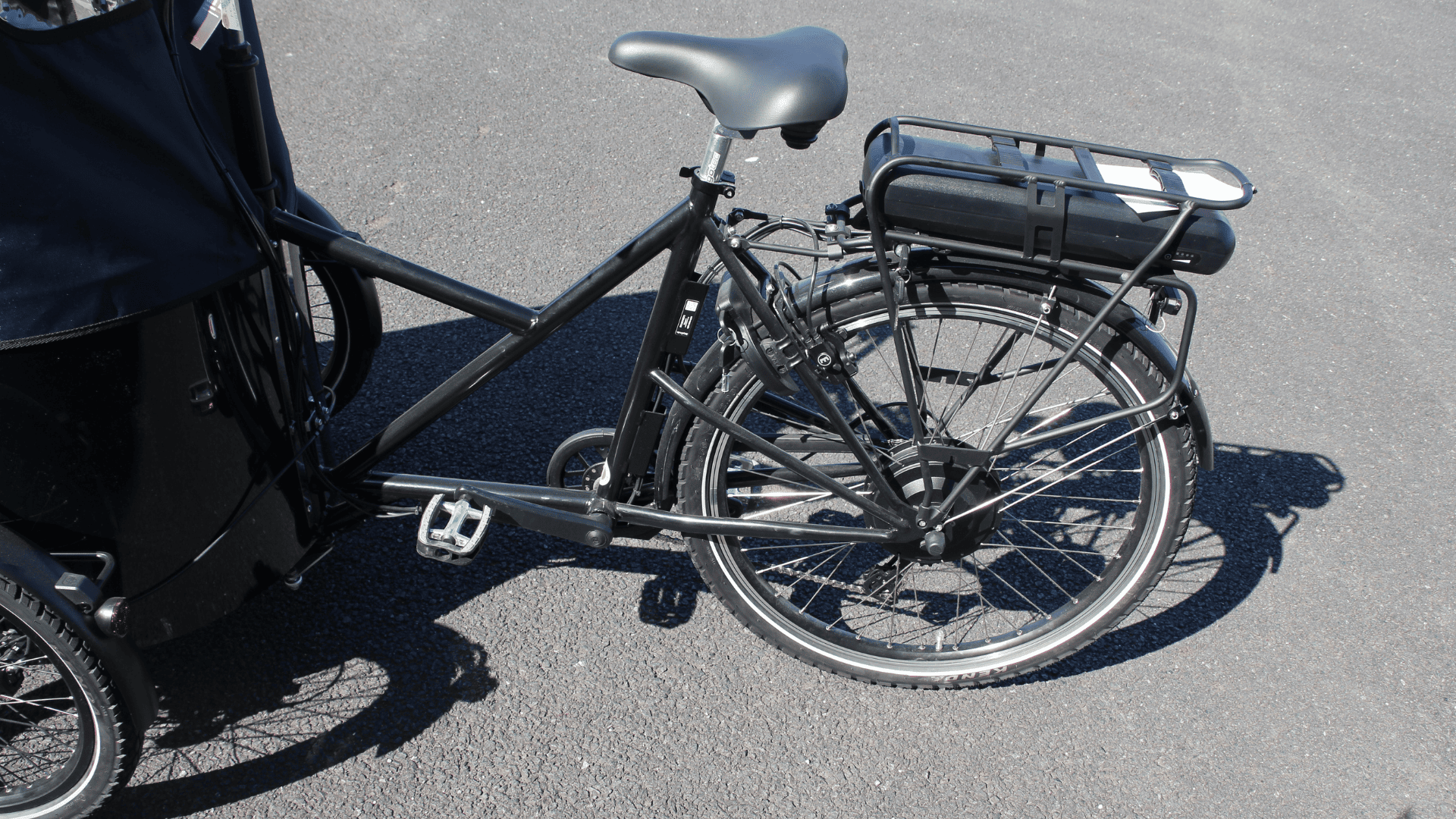 Triporteur NIHOLA CARGO Family G1 Bafang avec tente de pluie (Modèle de démonstration)