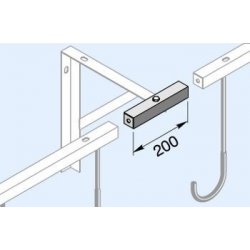 Jonction entre 2 support de vélo mural pour 2 à 8 vélos (si