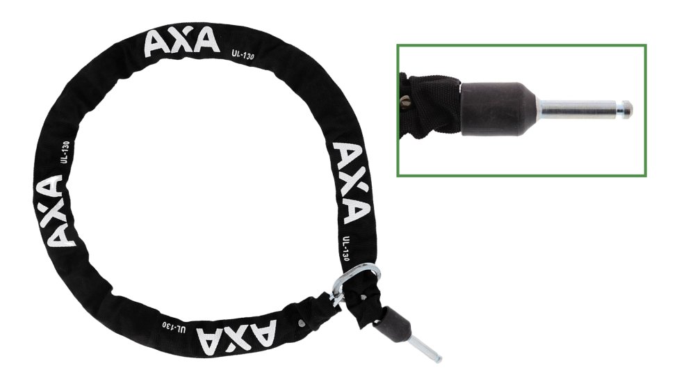 Extension chaîne AXA 130 cm pour antivol de cadre Axa Block XXL