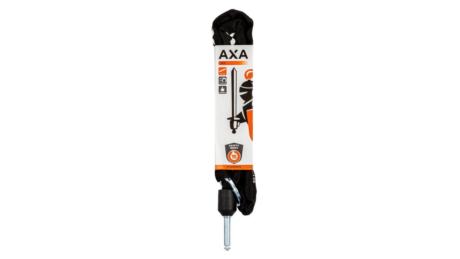 Extension chaîne AXA 130 cm pour antivol de cadre Axa Block XXL
