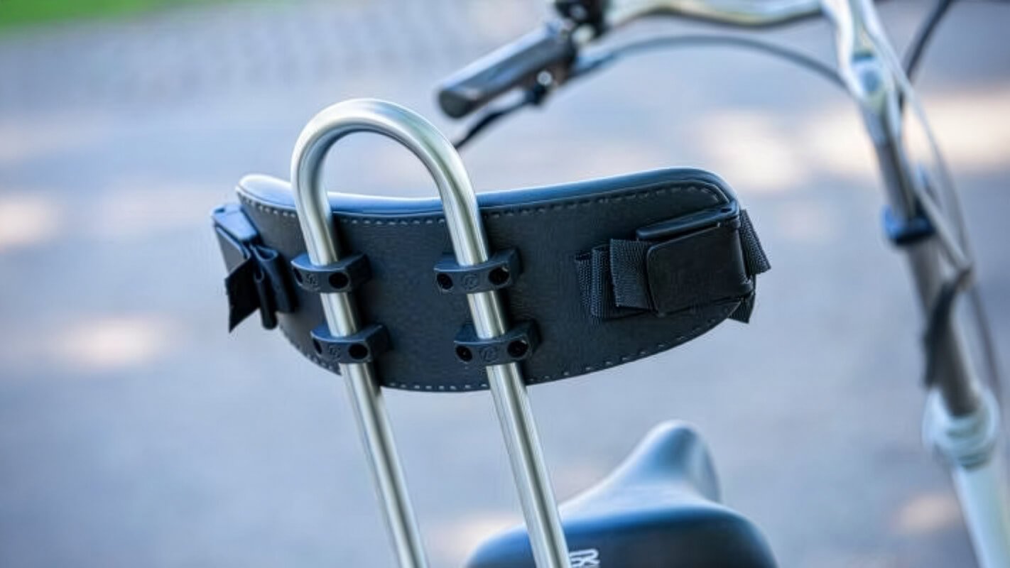 Support de dos pour vélos adaptés vanRaam
