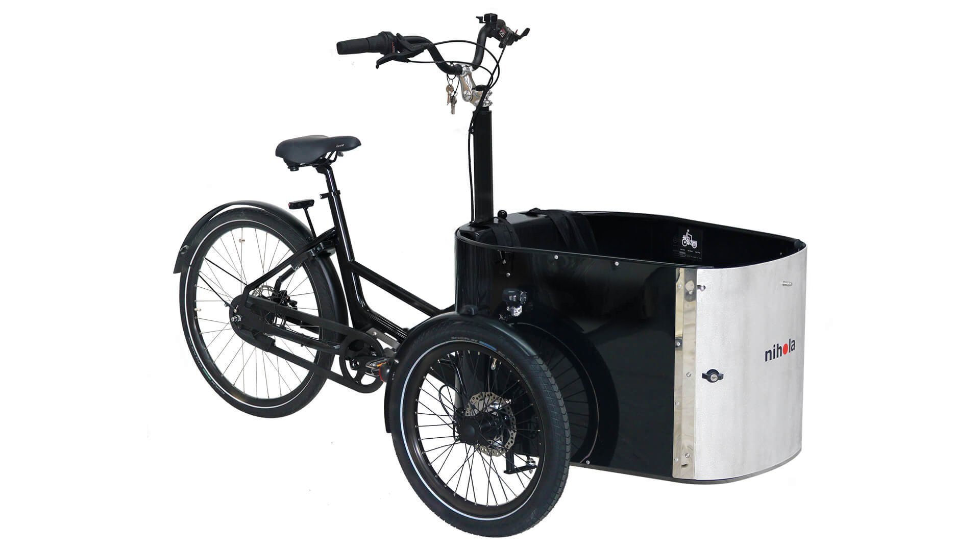 NIHOLA CARGO Family musculaire avec porte avant en aluminium