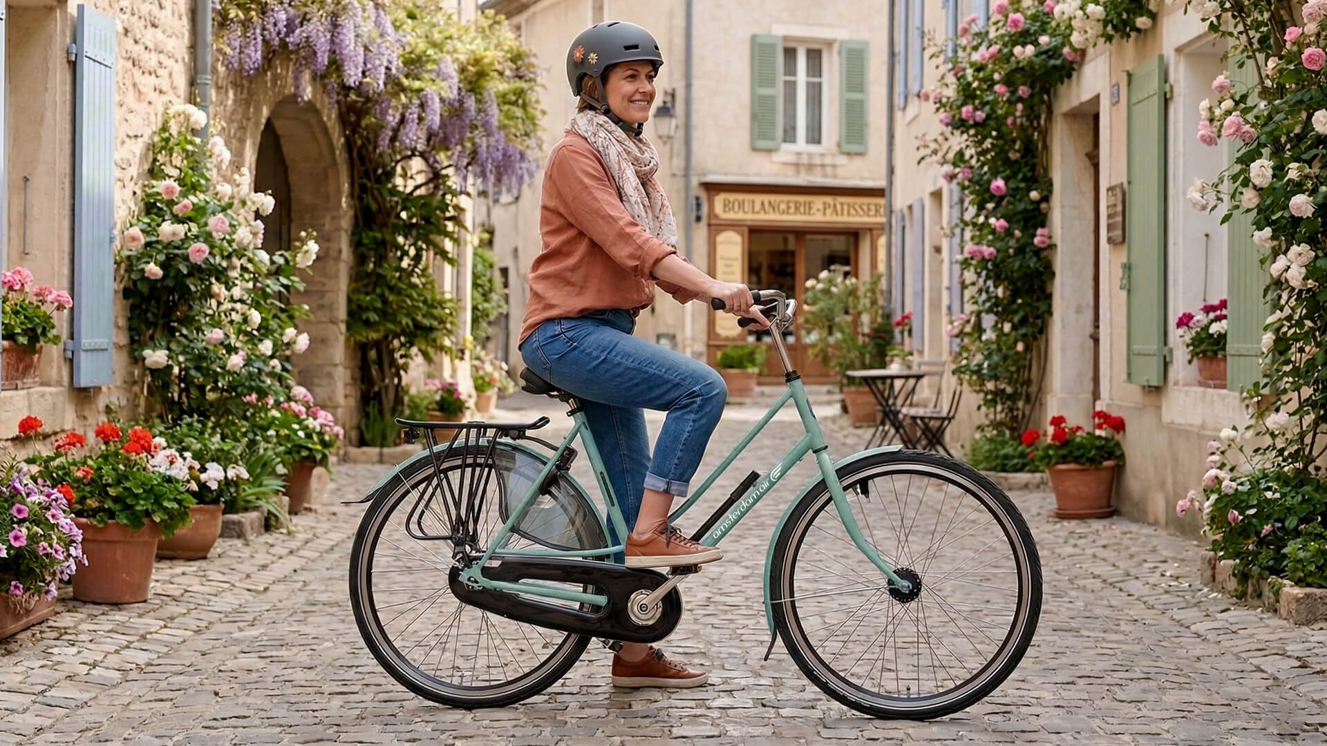 Vélo hollandais Hirondelle Premium dans sa configuration de base