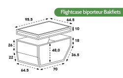 Les dimensions de la Flightcase