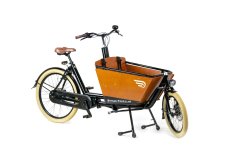 Biporteur électrique court Bakfiets Confort avec assistance pédalier Shimano
