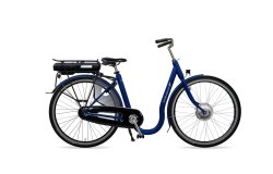 Vélo électrique City Must Premium avec cadre couleur bleu nuit