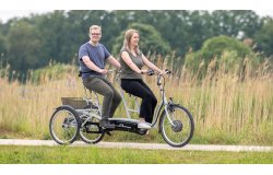 Tandem tricycle électrique Twinny Plus de vanRaam