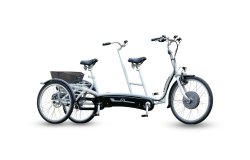 Tandem tricycle électrique Twinny Plus de vanRaam