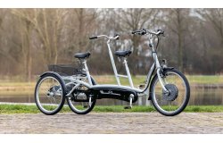 Tandem tricycle électrique Twinny Plus de vanRaam