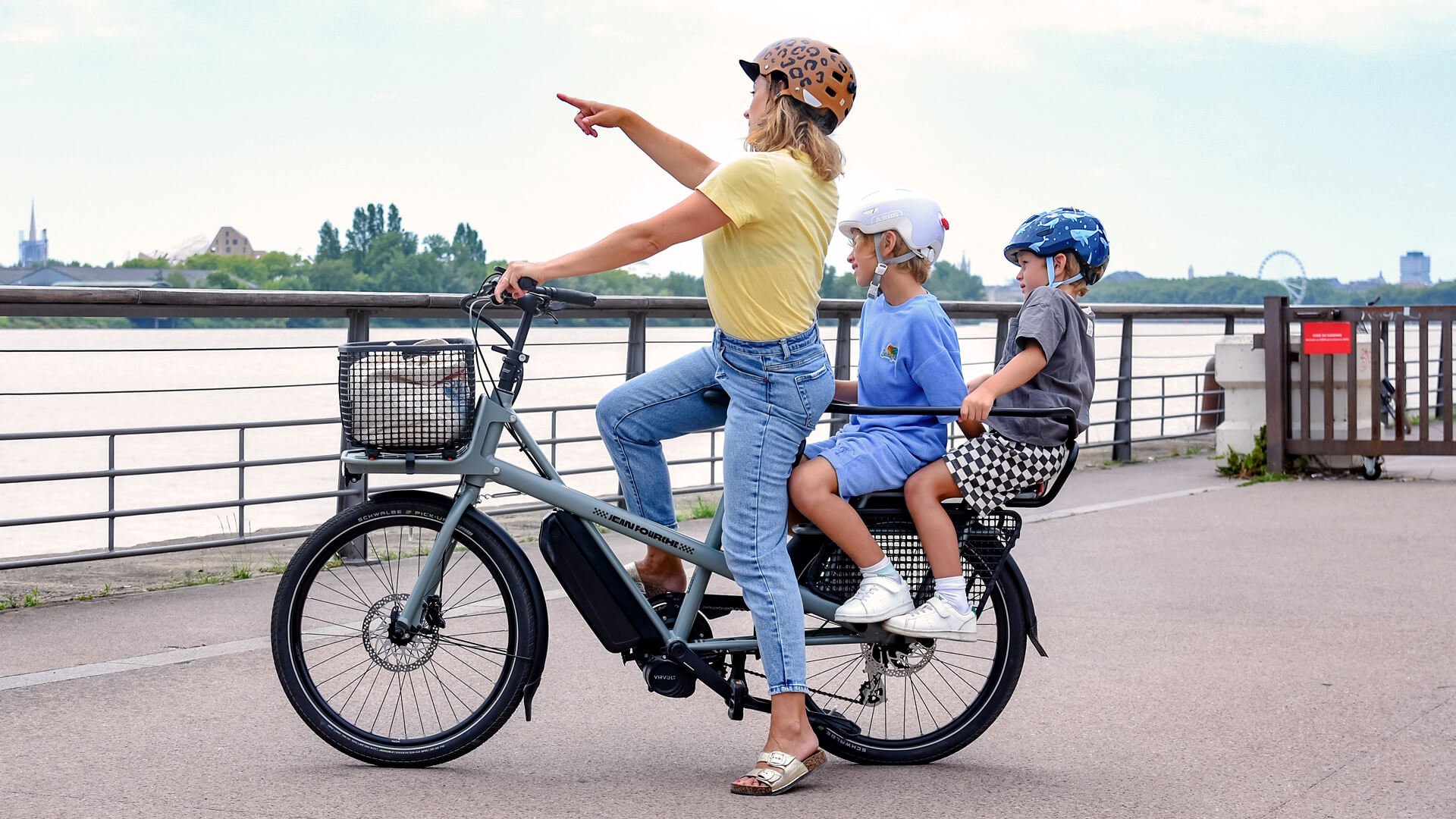 Vélo électrique deux places Jean II de Jean Fourche
