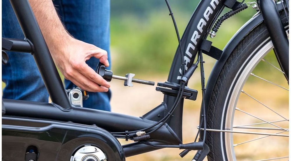 Option cadre divisible pour tandem Twinny Plus de vanRaam Option cadre divisible pour tandem Twinny Plus de vanRaam