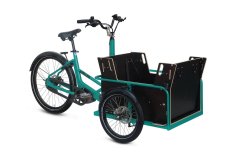 Triporteur NIHOLA COMBI 4 FAMILY avec assistance pédalier Shimano